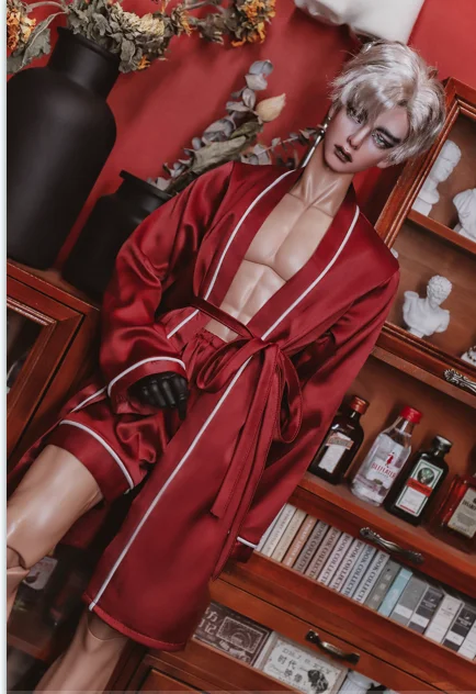 D09-P112 Kinder handgemachtes Spielzeug Onkel 1/4 1/3 Onkel starker Onkel BJD Puppenkleidung schwarz rot grau Farbe Pyjamas 3 Stück/Set