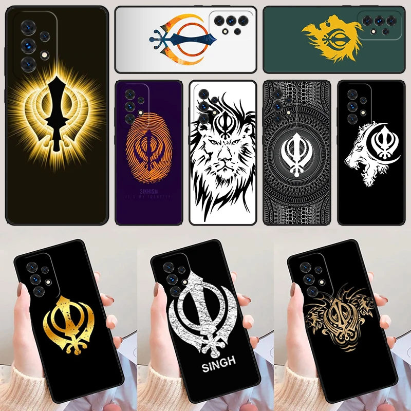 

Чехол для телефона Sikh Khanda Sikhism для Samsung Galaxy A52 A72 A73 A20e A21S A50 A70 A11 A12 A42 A31 A40 A51 A71 A32 A80 A91