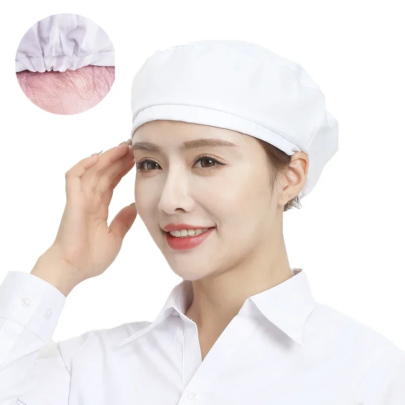 Kitchen Work cap Food Service Chef Hats Canteen Restaurant Dustproof Oil Fumes Cooking Caps Bakery Baking Workshop Sanitary Cap