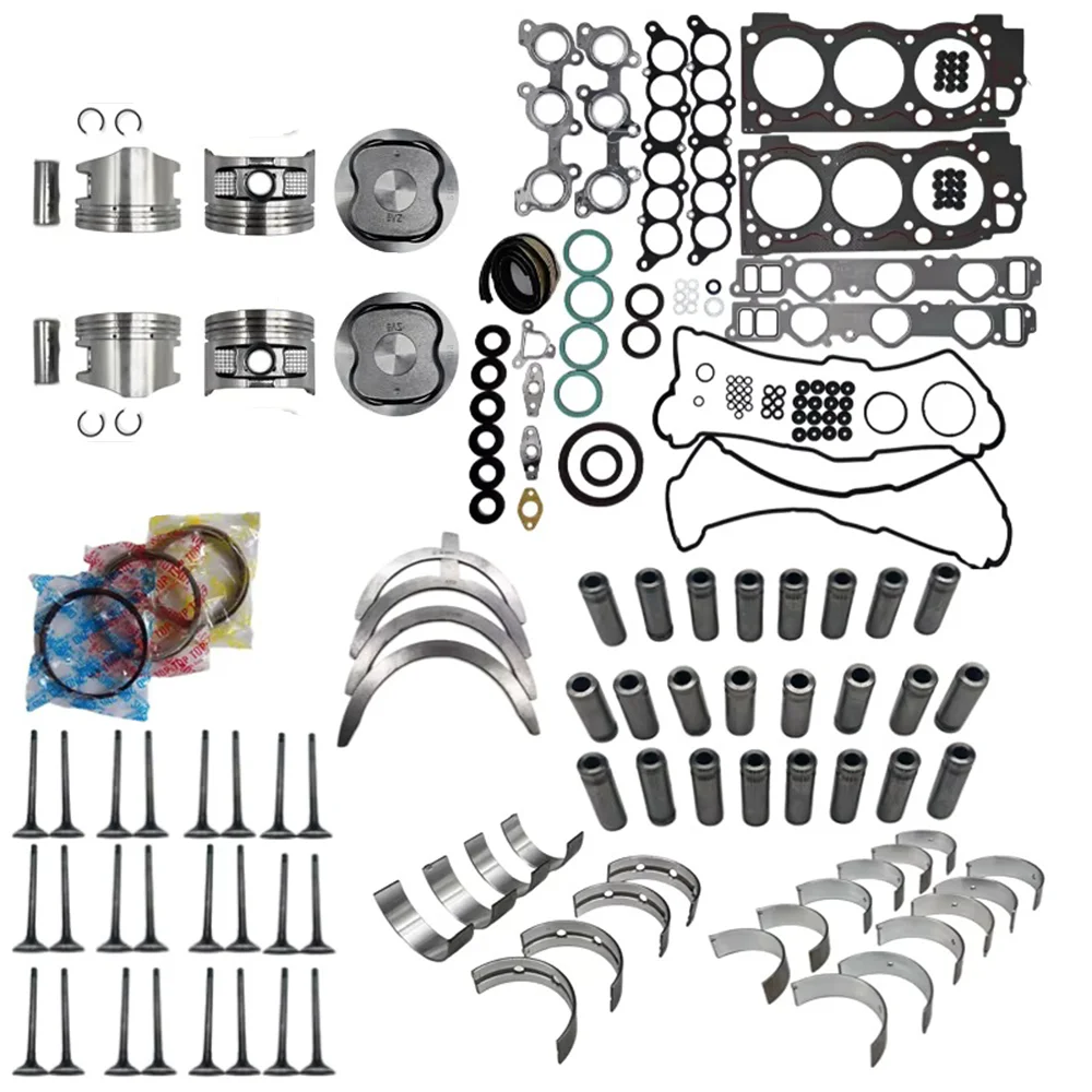 5VZ-FE Engine Rebuilding Kits For TOYOTA HIACE HILUX LAND CRUISER TACOMA VZN18 VZN167 VZJ9 3.4L 3.4 L T V6 GAS 95-05 04111-62081