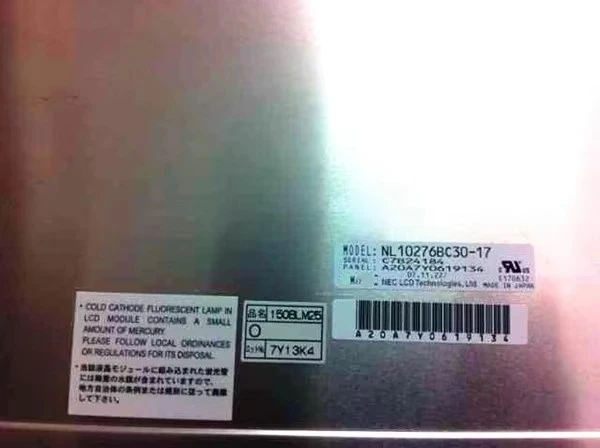 NL10276BC30-17 Original 15 inch LCD screen