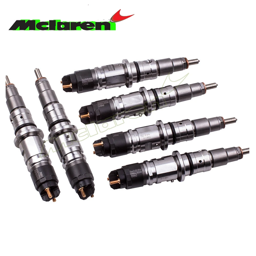 Brand New Car Parts Fuel Injectors 0445120050 0445120185 0986435518 for 2007-2012 Dodge Cummins Ram Truck 6.7L Diesel