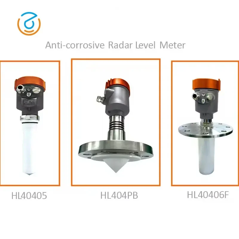 Factory price hot 26ghz radar level transmitter Non-contact water level alarm sensor cement silo level gauge transmitter