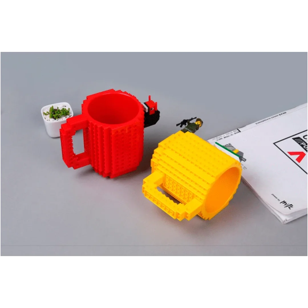 Cangkir Perakitan Cangkir Blok Bangunan Kreatif Cangkir Perakitan DIY Cangkir Kopi Tandai Cangkir Air Praktis Cangkir Air Pribadi Kreatif