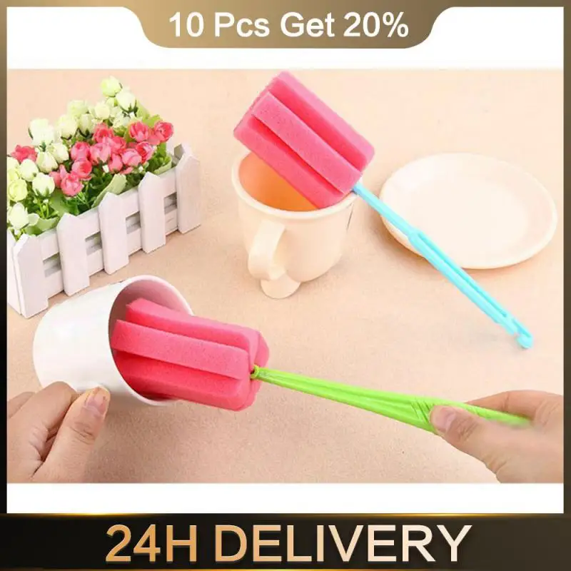 Kitchen Cleaning Tool Versatile High-quality Cup Brush For Wineglass Bottle Cup Brush Kitchen Cleaning Top-selling Sponge Brush