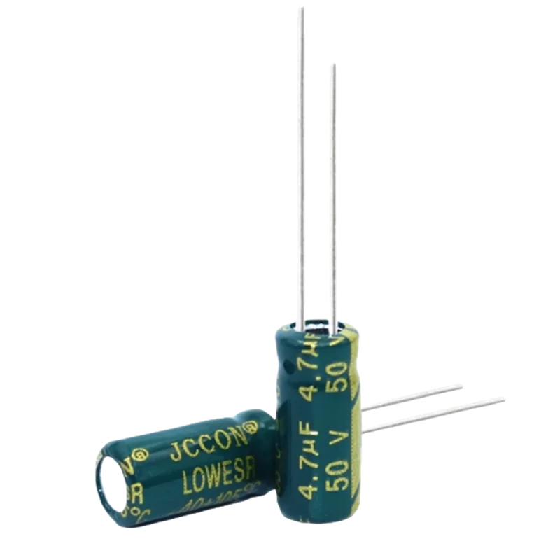 

50PCS Original 50v4.7uf Low ESR/Impedance High Frequency 50V 4.7UF Aluminum Electrolytic Capacitor 50V4.7UF Size: 4X7/5X11MM