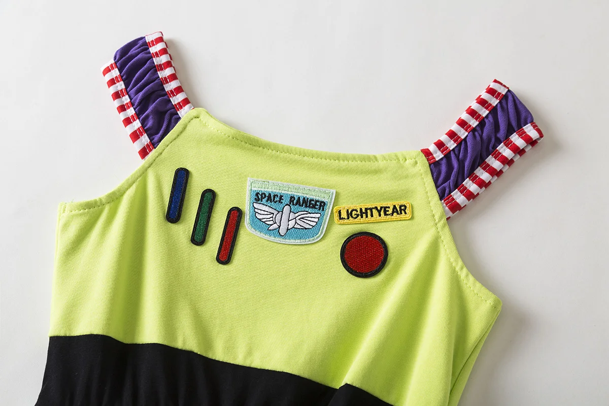 Lightyear Child Space Ranger Classic Costume Buzz Lightyear Light-Up Costume for girls kids dresses