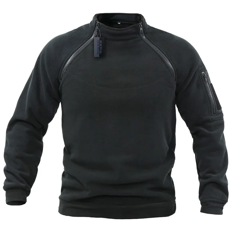 

Мужская тактическая уличная куртка США, охотничья одежда, теплый флисовый пуловер на молнии, мужское ветрозащитное весенне-зимнее пальто, термобелье