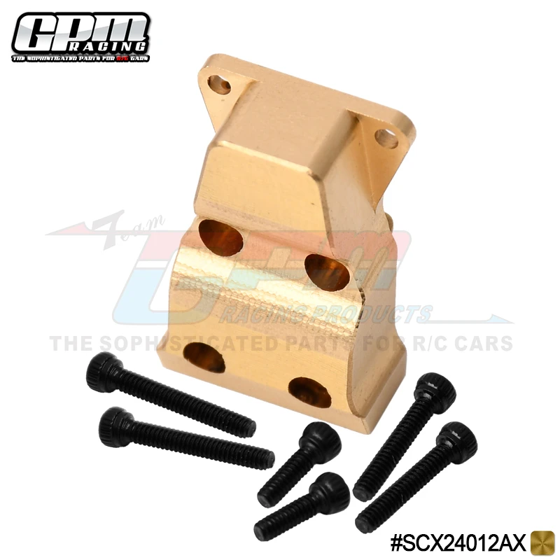 

GPM Brass Front/Rear Gearbox Cover For AXIAL SCX24 Deadbolt Jeep Wrangler AX24