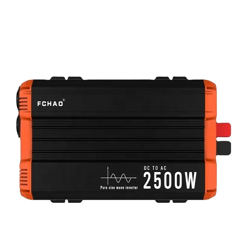 FCHAO 2500 Inverter Truck RV Solar Inverter 12V To 110V Inverter Power Converter With LCD Display For Vehicle Truck Semi Camping