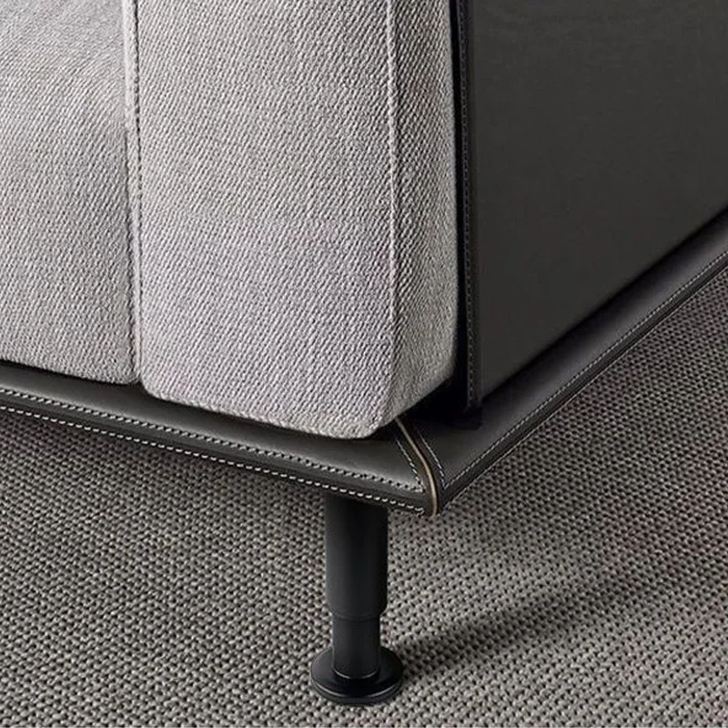 4 قطع من أرجل دعم الأثاث ذات الارتفاع القابل للتعديل، وأرجل طاولة تلسكوبية سوداء، تستخدم للطاولات وإطارات السرير وخزائن التلفزيون والأرائك #3