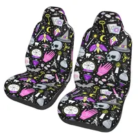 Magic Witch Goth 2PCS General Motors Front Seat Protectors Are Suitable for Cars, SUVs, Trucks, Men and Women peculiar
