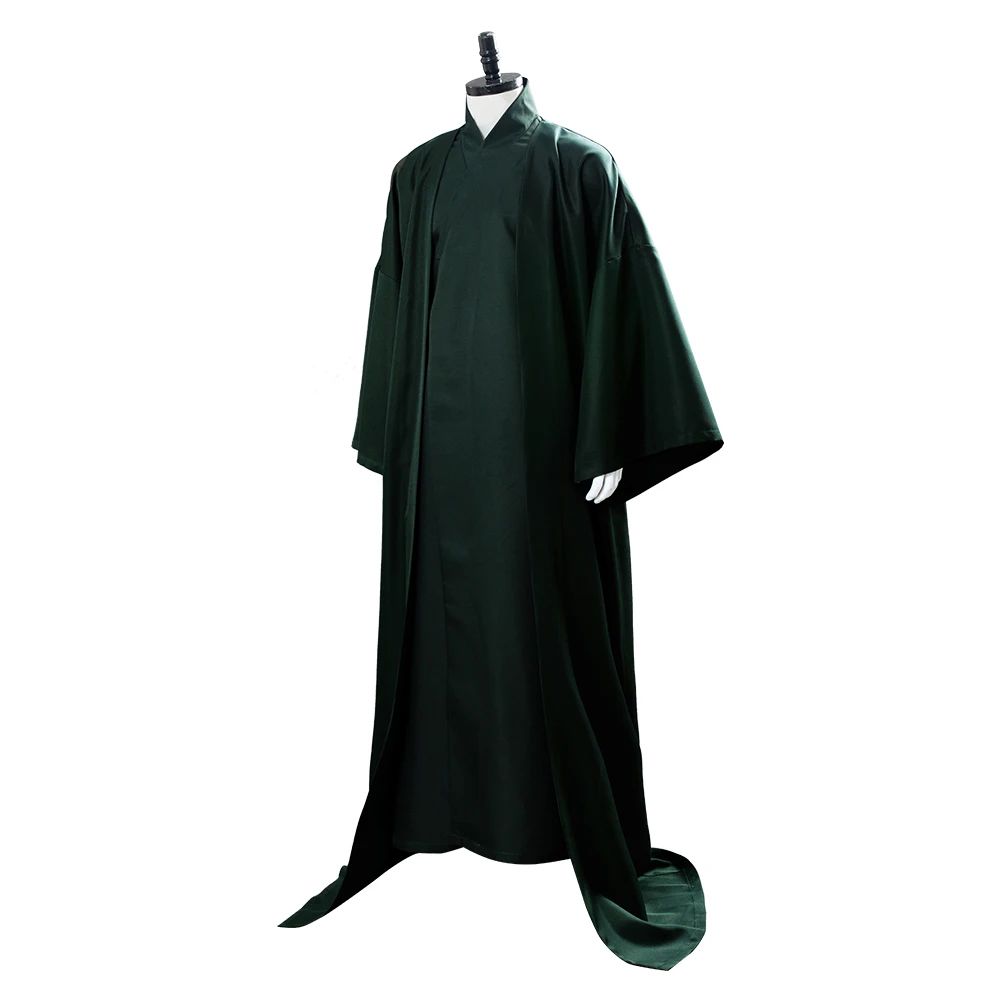 Adult Lord Voldemort Cosplay Costume Halloween Cloak Long Party Magic Robe Cape School Unifrom Outfit Stage Performance Outfits