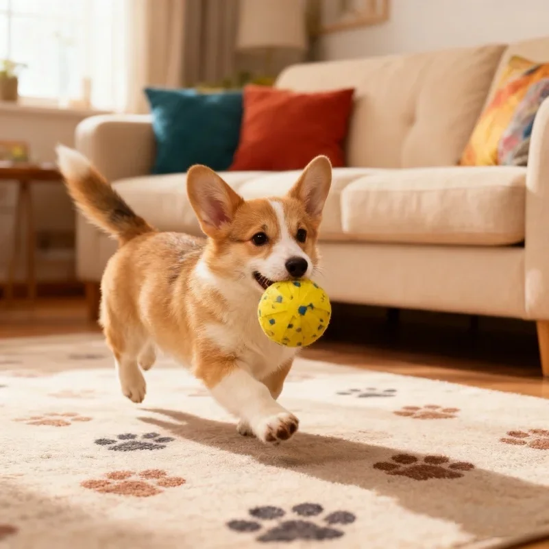 Interactive Dog Toys Dog  Automatic Moving Dog Ball Bouncing and Rotating Smart Ball for Small/Medium/Large Dogs Durable 3