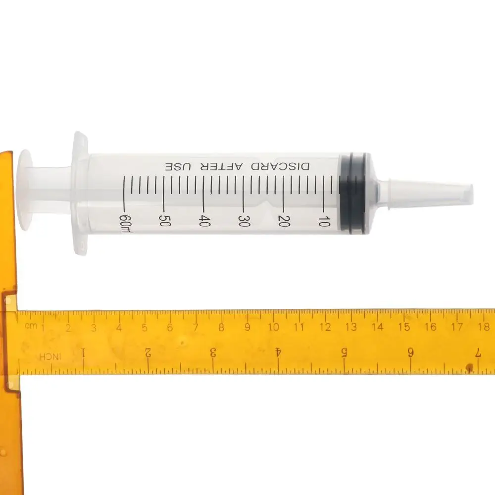 Feed Pacifier 20ml Pump Measuring Large 60ml Feeding Syringe Plastic Feed Pacifier