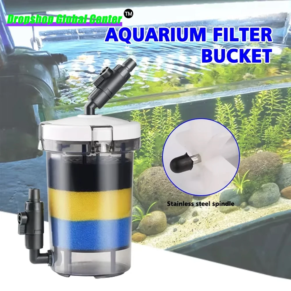 SUNSUN HW-602B Aquarium Accessories Filters Bucket Set with Filter + Filter Material Fish Tank Accessories HW-603B