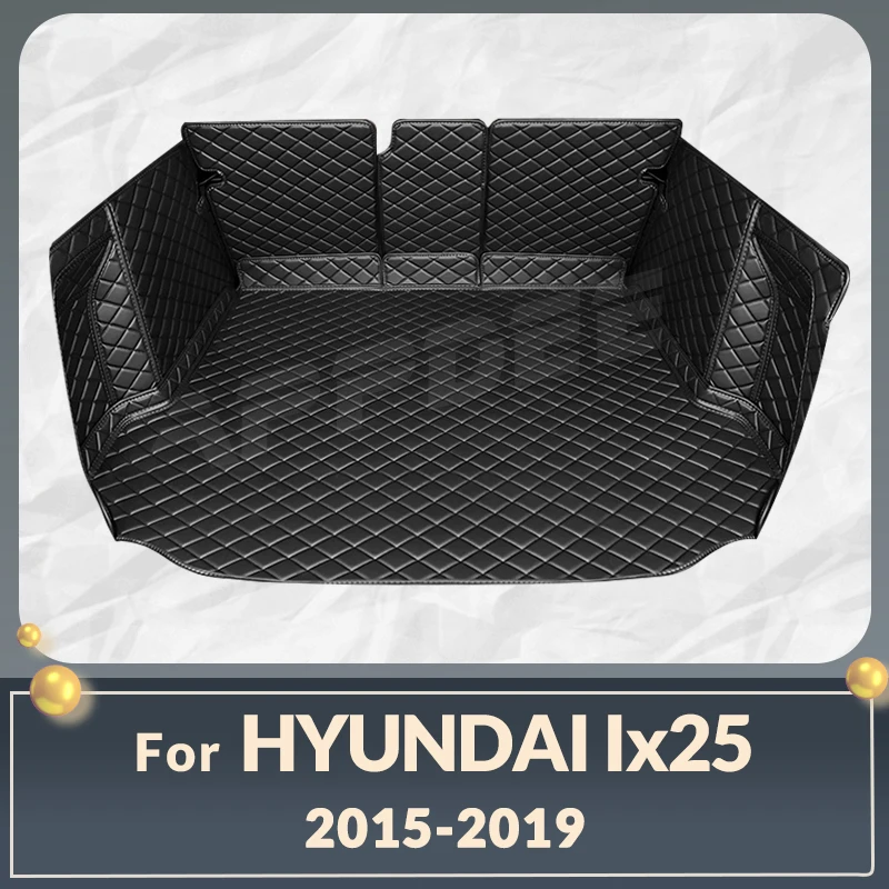 

Auto Full Coverage Trunk Mat For Hyundai ix25 2015-2019 18 17 16 Car Boot Cover Pad Cargo Liner Interior Protector Accessories