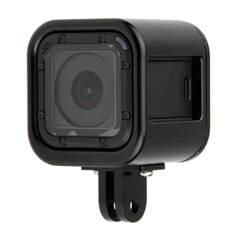 Gaiola de câmera de metal alumínio caso da câmera liga quadro protetor para gopro hero 4/5 sessão acessórios da câmera