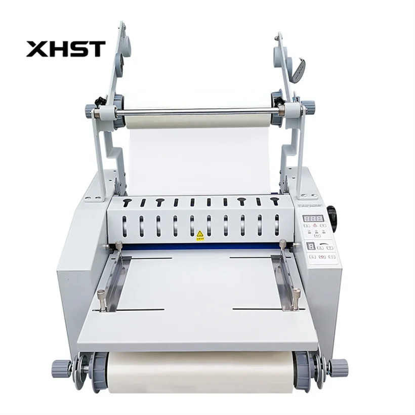 

V370 Office Desktop Thermal Roll Laminator Machine A3 Lcd Control Panel