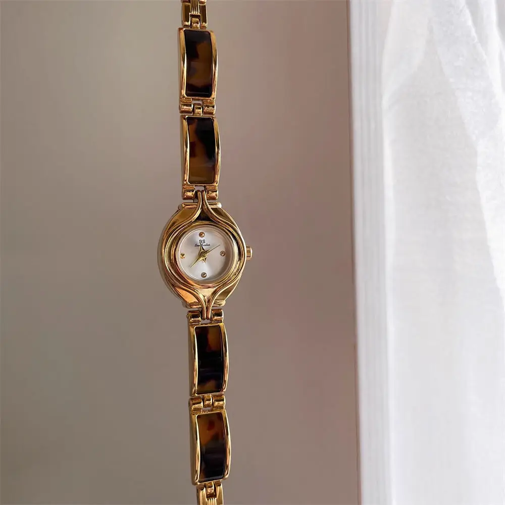 

Luxury fashion high-end sense of simplicity workplace temperament steel band watch for women female gifts ladies accessories