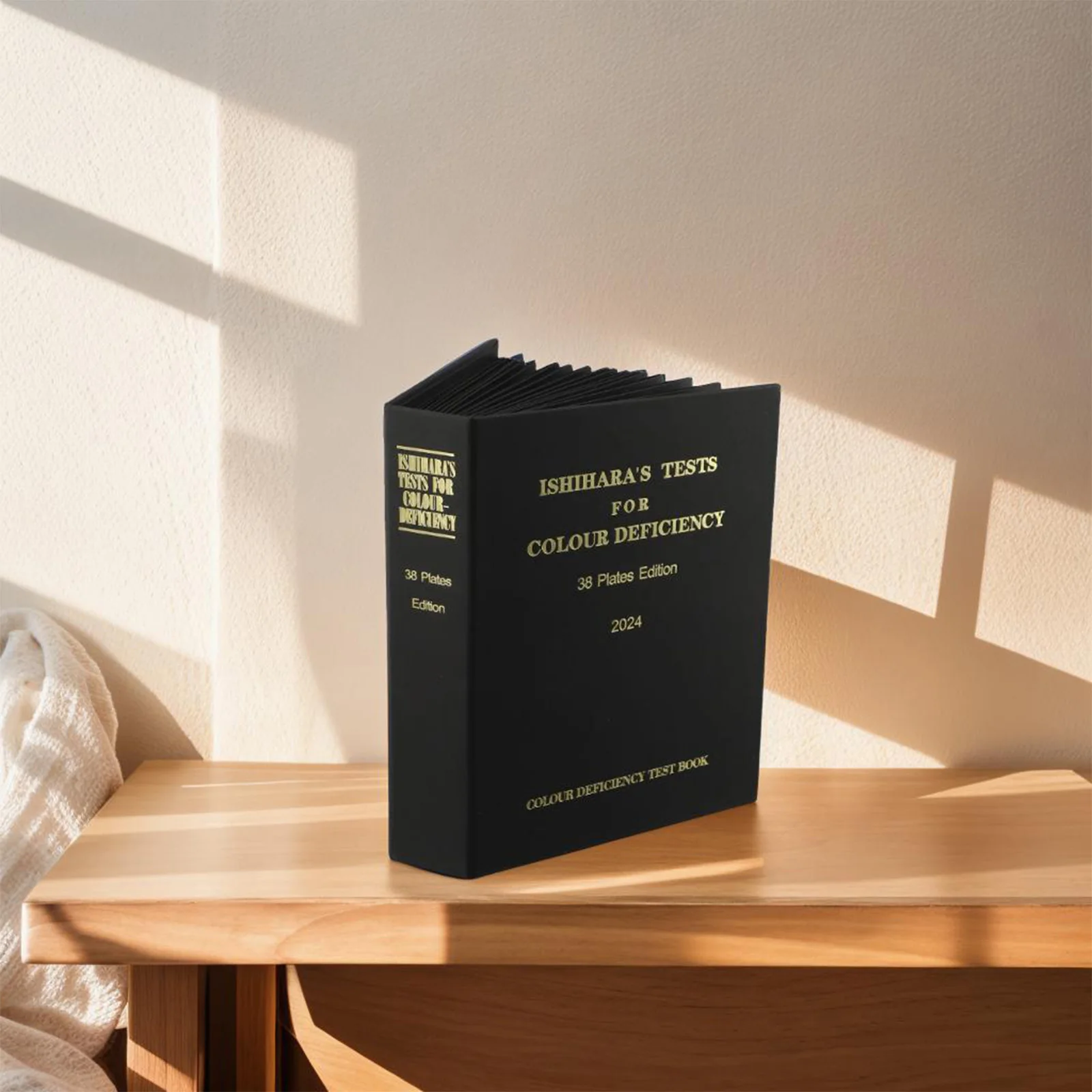 Ishihara Optometry Test Book 2024 Featuring 38 Plates for Detailed Assessment of Various Color Vision Deficiencies