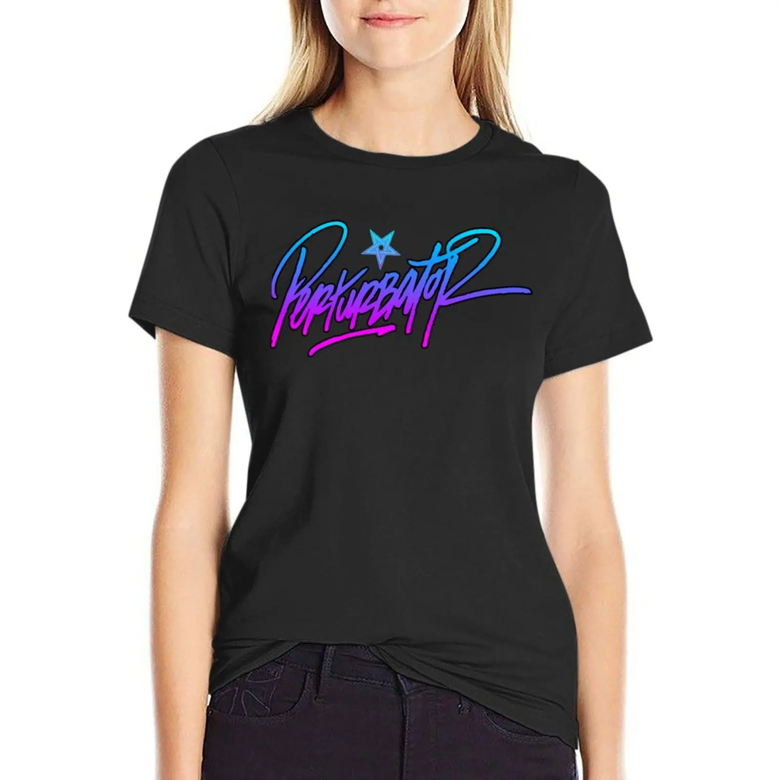 

Perturbator T-Shirt shirts graphic tees tops aesthetic clothes tshirts for Women