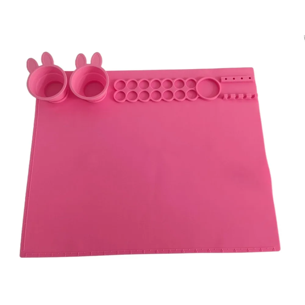 

Hexagon Silicone Painting Mat Art Washable Art Silicone Craft Mat Scrubbable Creative Graffiti Painting Mat Craft Art