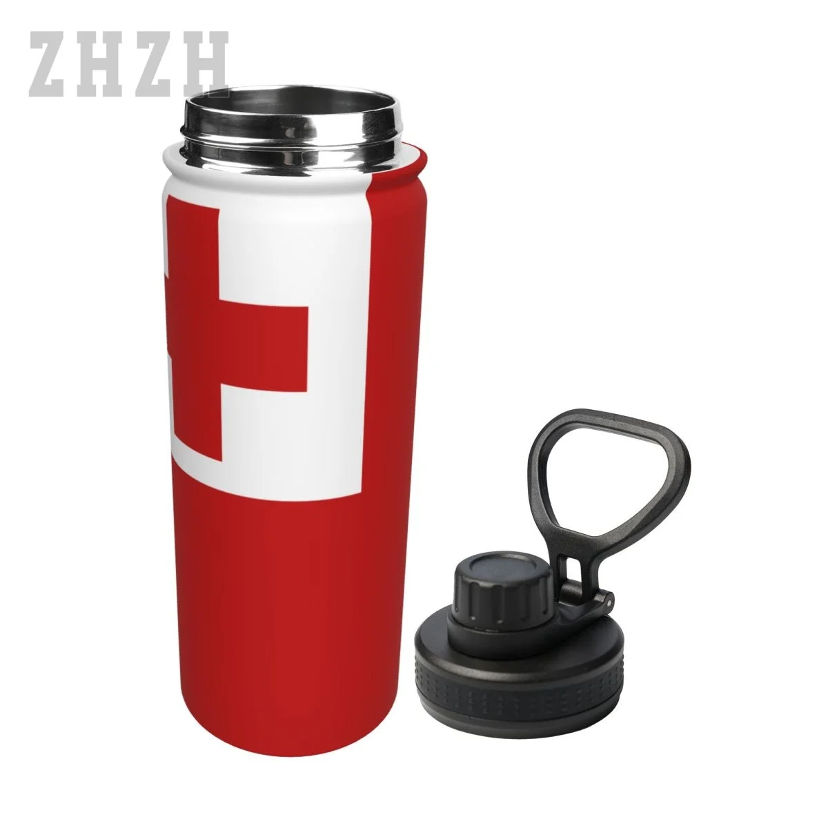 Unisex Sports Water Thermos Bottle Tonga Flag Tongans 304 Stainless Steel Double-layer Insulation Cold And Hot Travel