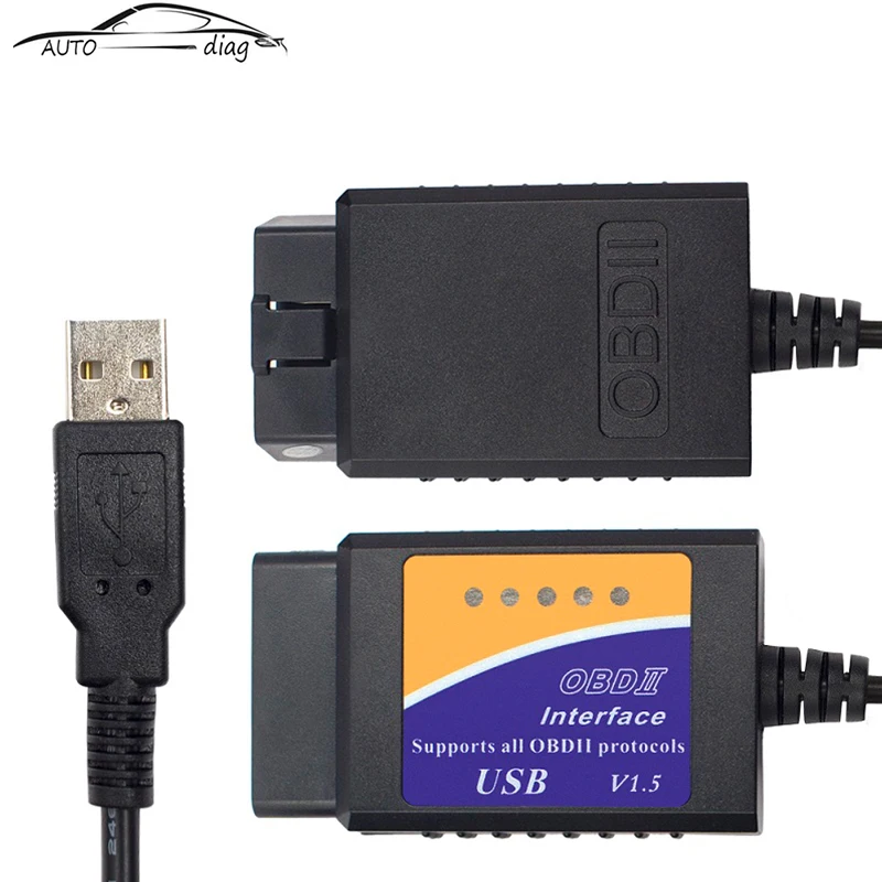 

Elm327 V1.5/V2.1 Version USB PIC18F25K80 Chip With OBDII Auto Code Reader BT HS CAN and MS CAN super mini elm327 WIFI For Ford