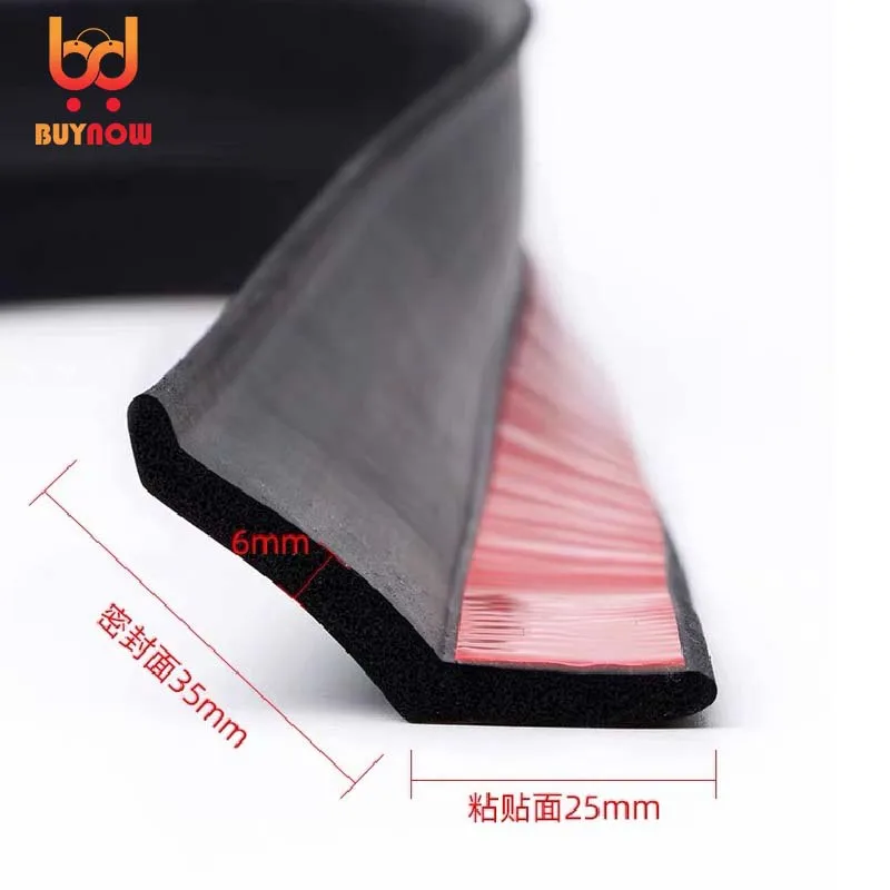 Thick Garage Door Bottom Weather Stripping Rubber Sealing Strip Replacement Adehesive Door Bottom Seal