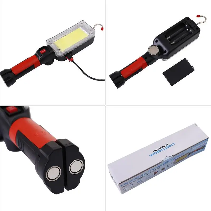 Bright Flashlight Rechargeable Torch Light Long Shot Hand Lamp Portable Trouble Light For  Night Walks car Repairing Tools