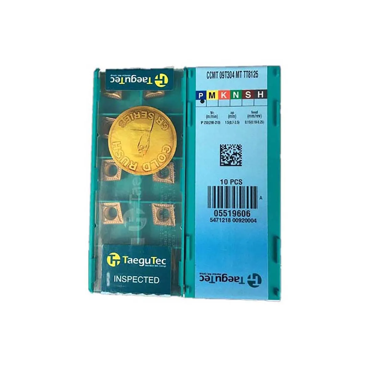 

Оригинальная токарная пластина TaeguTec CCMT TT8125B TT9225 CCMT09T304-FG TT8125B CCMT09T304-MT TT9225