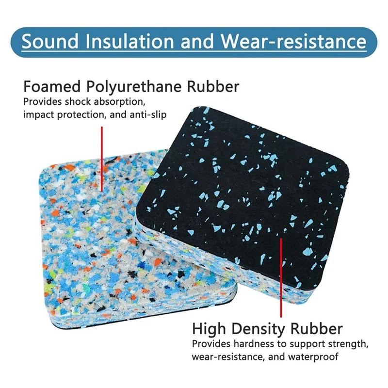 Treadmill Mat Pads Exercise Equipment ,Sound Insulation Shock Absorbing Mat, Floor Protection For Treadmill Washer