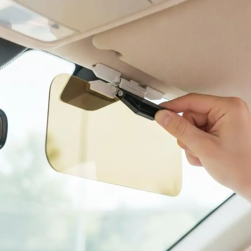 Adjustable Car Sun Visor Extender Anti-Dazzle UV Resistant HD Sunshade for Day Night Driving Use