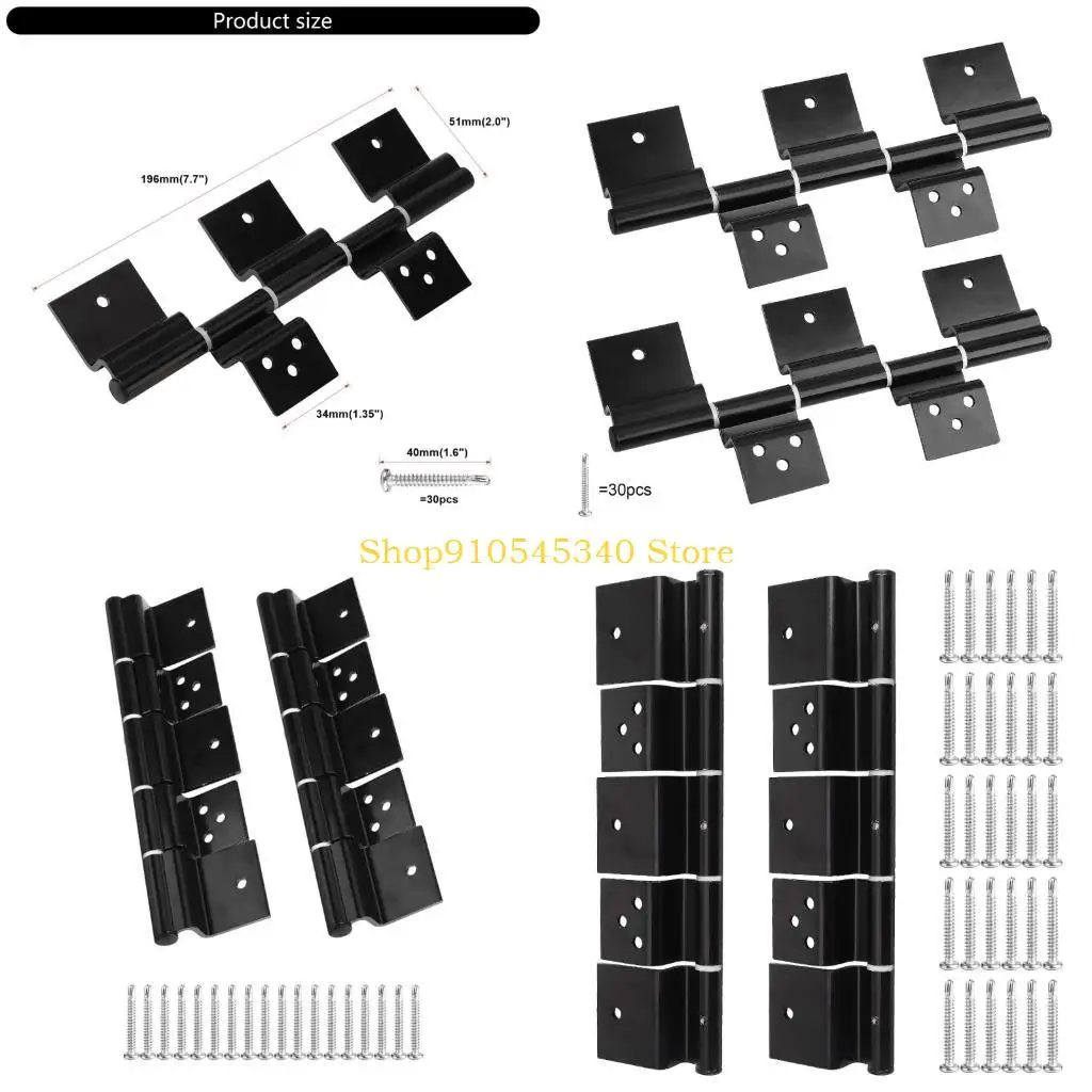 

U2JA Entry Door Friction Hinge 5 Leaf Entry Door Hinge for Campers Motorhome Trailer