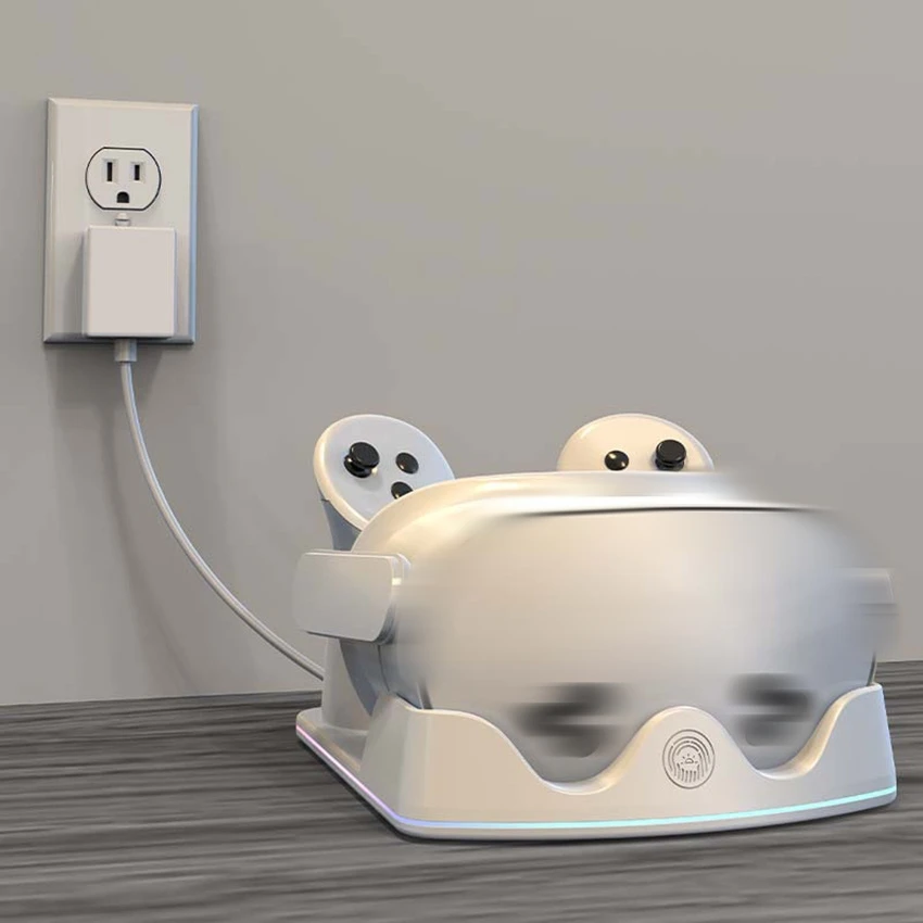 Voor Quest 2/3/3S ​   Handvat Opbergstandaard VR Headset Oplaadstandaard met LED-verlichting Accessoires