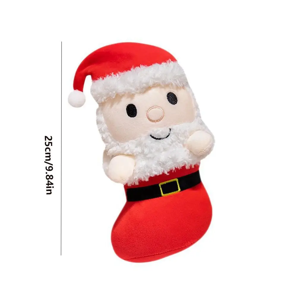 Farcito placare bambola serie natalizia peluche adorabile morbido Babbo Natale bambola di peluche albero di Natale spirito cuscino per albero di Natale