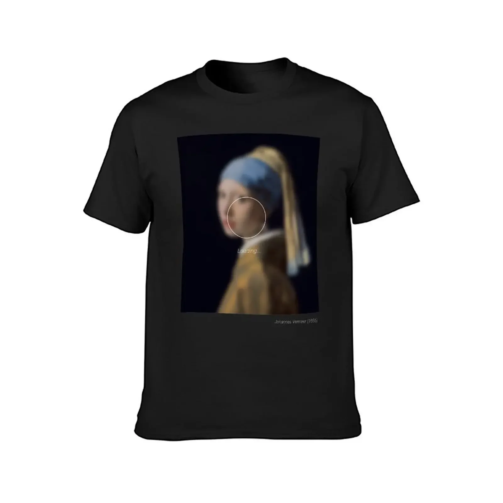 Girl with a Pearl Earring _loading.. T-Shirt sports fans heavyweights vintage mens clothes