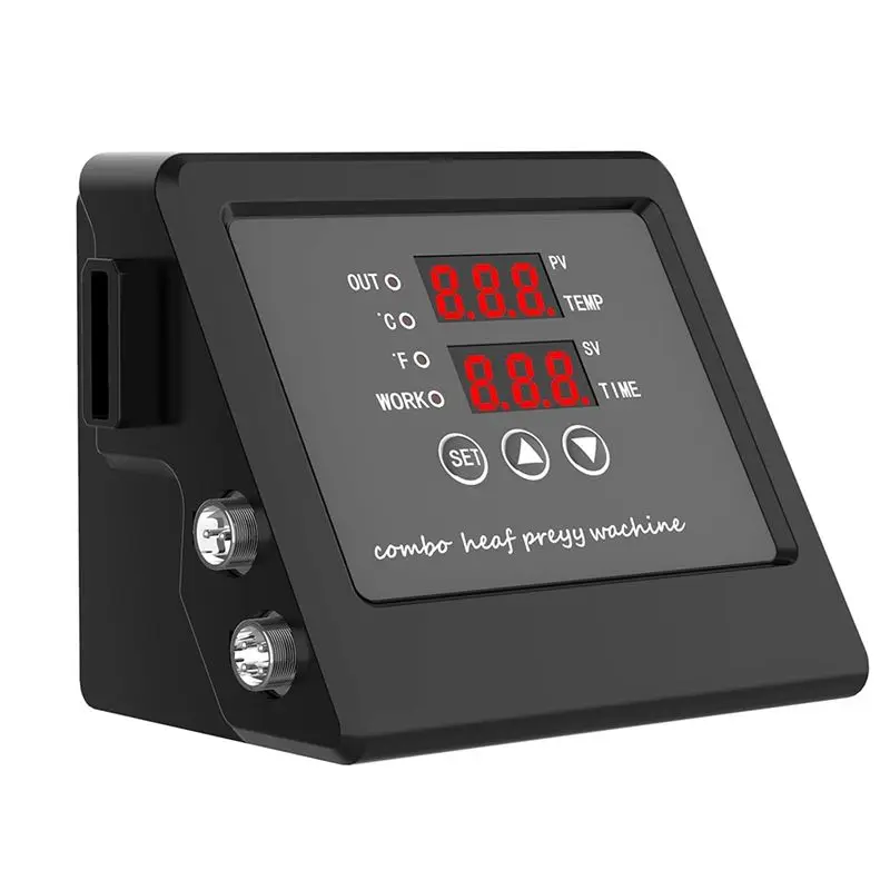 AT05-For Heat Press Machine Multi-Functional Heat Press Machine Control Box Digital Box LED Controller For T-Shirts US Plug