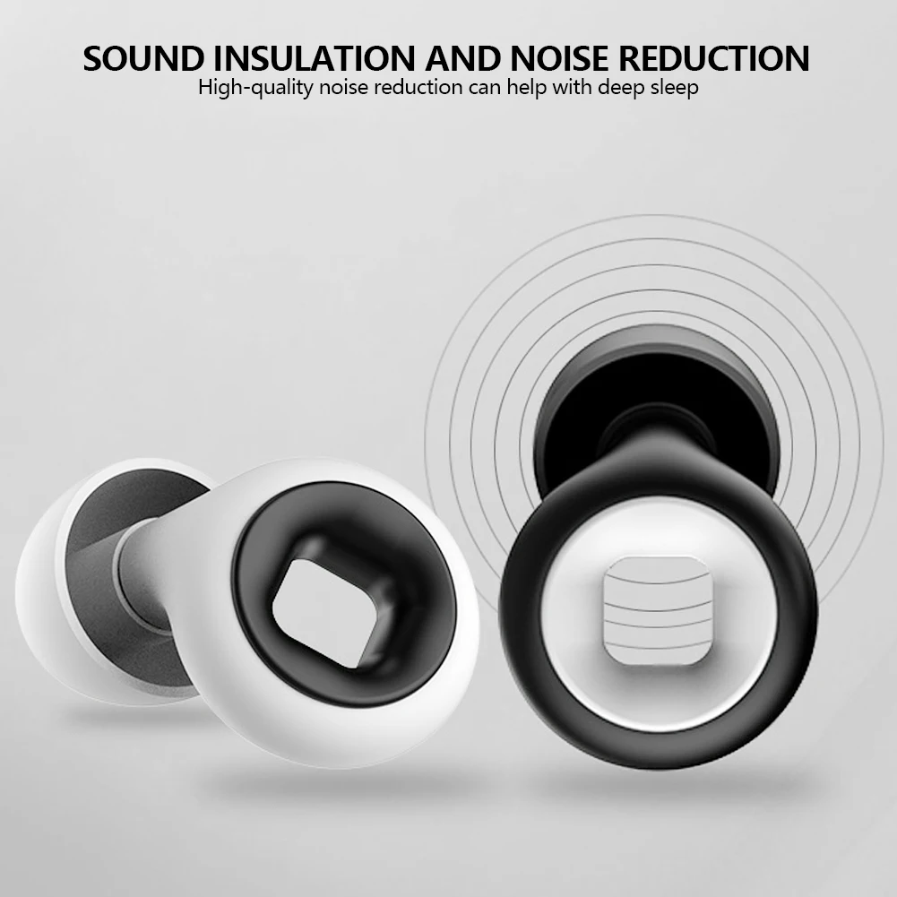 1-2 pares de protetores auriculares à prova de som para dormir, protetores auriculares para redução de ruído de motocicleta, protetores auriculares anti-ruído, equipamento para motocicleta