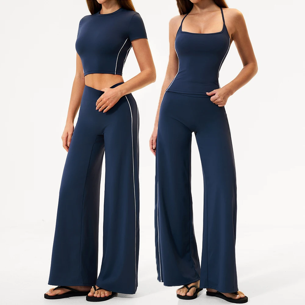 Yoga Set 2PCS Workout Outfit Women's Tracksuits Gym Fitness Shorts Sleeved Suit Running Sportswear Female Sports Yoga Clothes