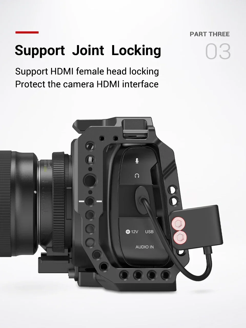 

SmallRig Ultra Slim 4K Adapter Cable A to A/C to A /D TO A for BMPCC 4K 6K for Sony A7SIII for Panasonic 3019/3020/3021