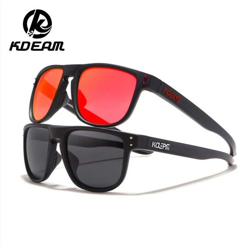 KDEAM Fashion Leisure Men's Sports Sunglasses for Women TR90 Memory Frame Outdoor Polarized Driving Sun Glass Free Shiping