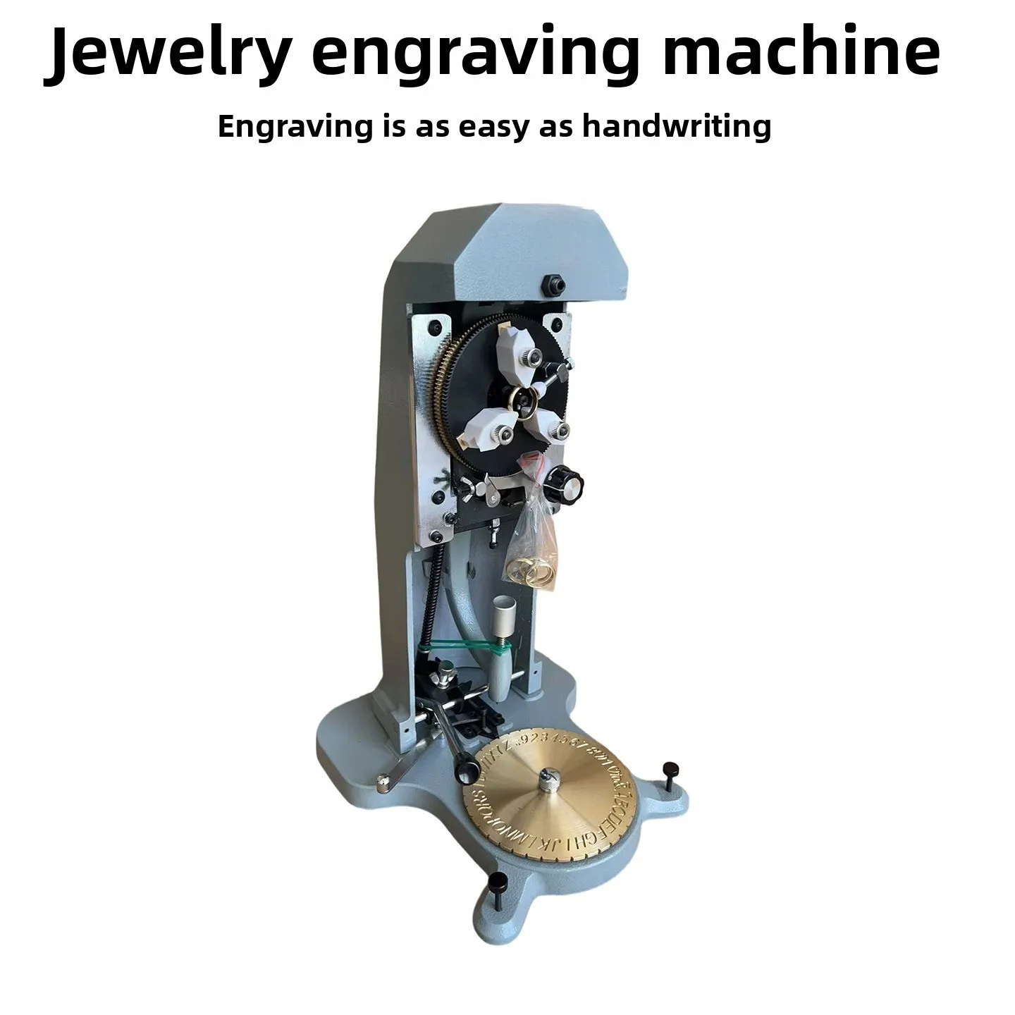 Ring Inner Engraving Machine Circle Wall Carving Alphanumeric Double Sided Jewelry Graver for Goldsmith Processing Tool