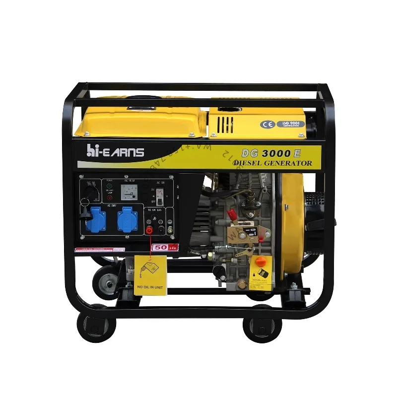 

Chinese brands3KVA air Cooled Open Frame Portable Die sel Generator