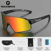 ROCKBROS UV400 Bike Glasses Polarized Sun Protection Sports Eyewear Bicycle Sunglasses MTB Road Cycling Glasses