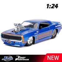 JADA 1:24 Camaro 1969 Alloy Muscle Car Diecasts & Toy Vehicles Car Model Miniature Scale Model Car For Children