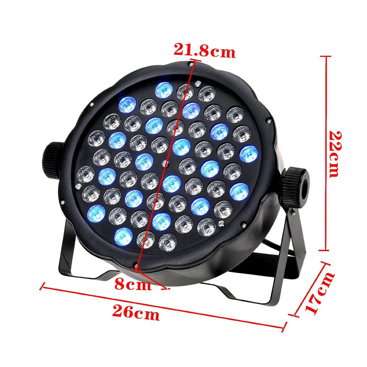 RGB 54x3W LED Stage Light 54LED DMX512 Sound Activated Chrisrmas Party Lighting for Holiday Club DJ Disco Bar 2026 New Year Show