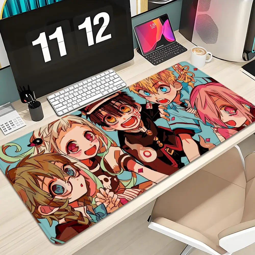 

Anime Toilet Bound Hanako kun Mouse Pad Keyboard Mousepad large 1200X600 mm Desk Mat PC Gamer High definition printing Table pad