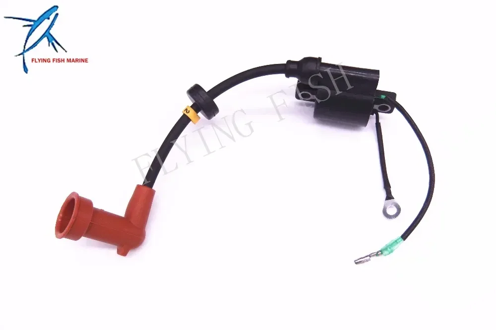Boat Motor T40-05090102 Ignition Coil B for Parsun HDX 2-Stroke 40CV T40 T40BM T40BW T40G T30BM Outboard 2 temps G type, Green